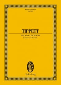 Tippett: Piano Concerto (Study Score) published by Eulenburg